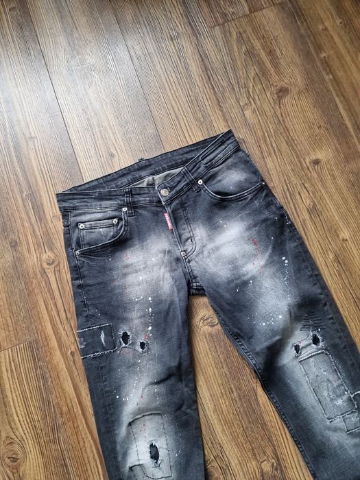 Страхотни мъжки слим дънки DSQUARED2 размер 48 / М