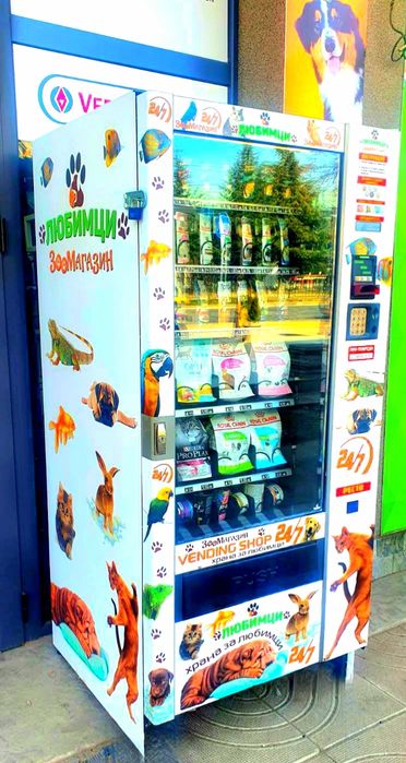 Вендинг машина за домашни любимци / пакетирани стоки / храни и напитки