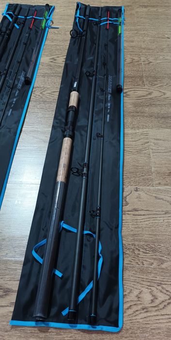 SET 2 Lansete Feeder Robinhan HARRIER 3,90 metri Actiune:180gr carbon