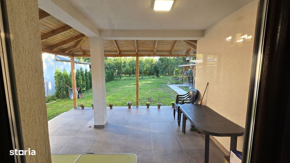 Casă nouă 110 mp utili,Teren 1270 mp,380v,Apa,Canalizare,Asfalt,Acte