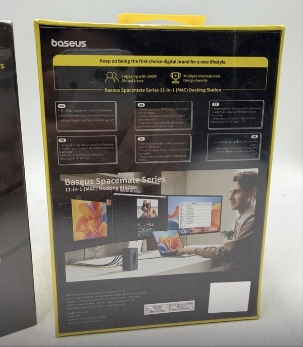 Hub Usb Baseus Docking Station Spacemate series 11in1 type c sigilat