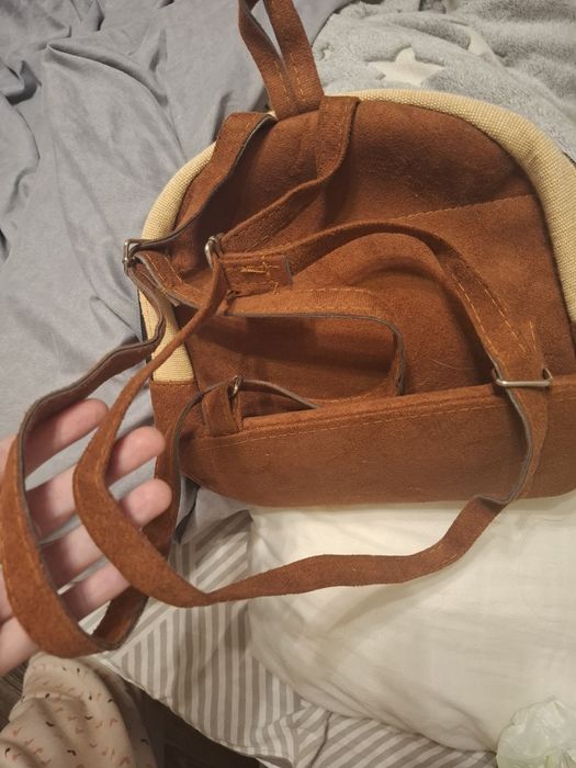 Рюкзак из замши детский