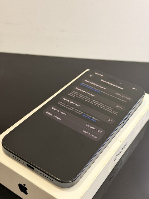 Iphone / 15 Pro Max / Blue Titanium / 256 GB / Fullbox /