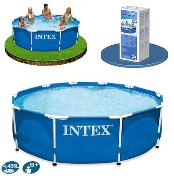 Бассейн каркасный Intex. Надувные бассейны. Детский бассейн Алматы