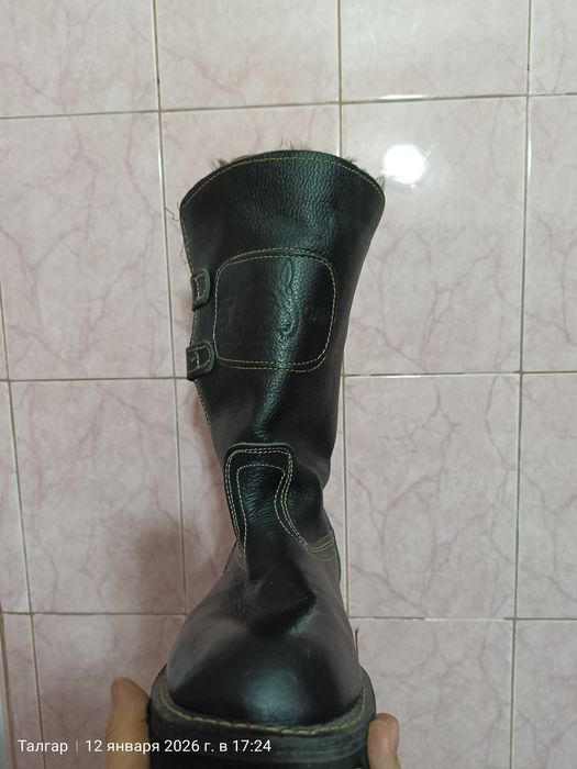 Кожаные Сапоги - унты!