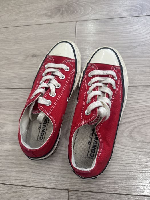 Converse кеды красного цвета