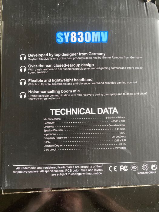 Геймърски слушалки с микрофон