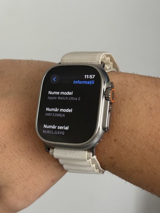 Apple Watch Ultra 2, GPS, Cellular, Carcasa Natural Titanium 49mm