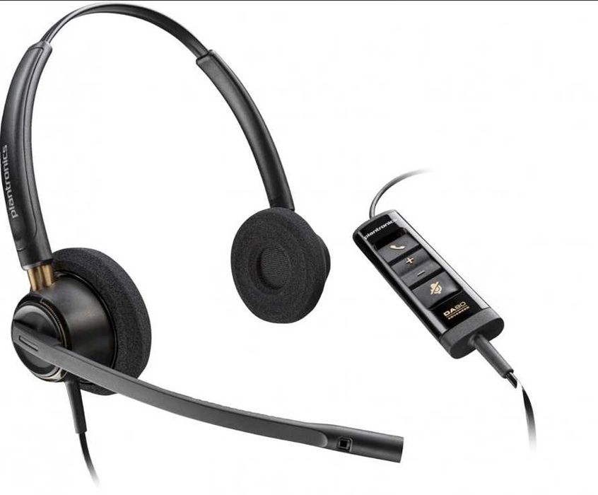 Casti Poly HP EncorePro 525 Microsoft Teams USB-A Noi / Sigilate