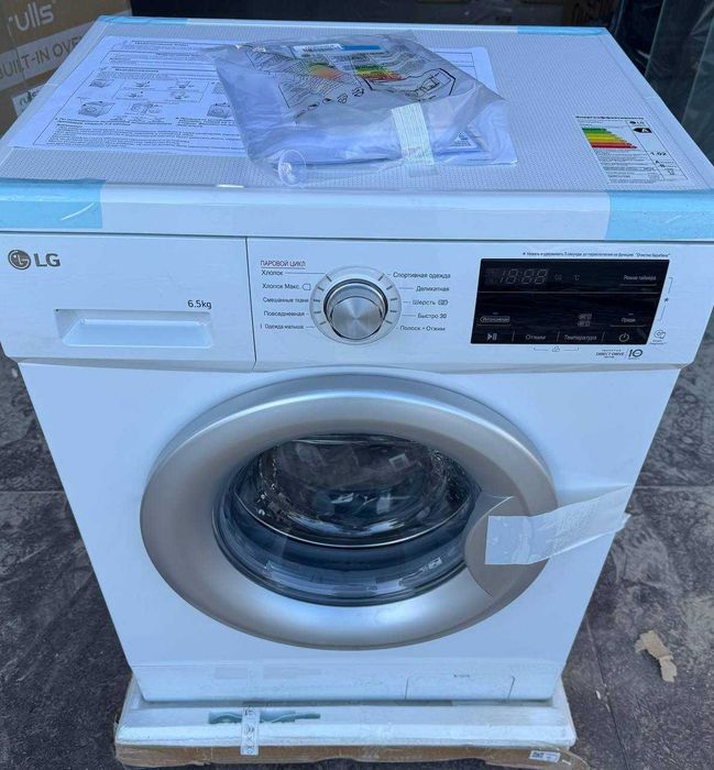 Стиральная машина LG 6,5 кг F2J3WS1W DD Inverter Steam 6 Motion
