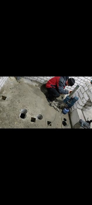 Алмазное бурение,сверление,отверсти,демонтаж