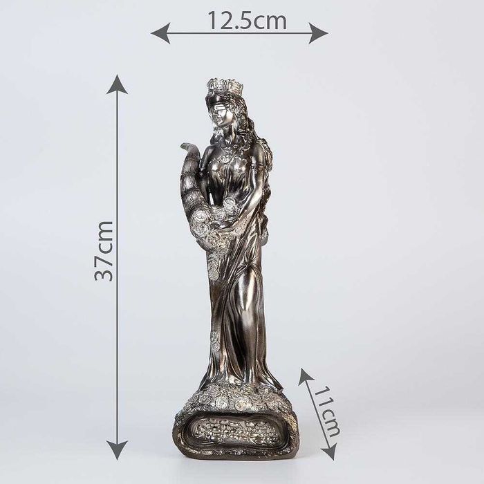 Визитник Фортуна Статуетка с Моливник  или Статуетка Богинята Фортуна