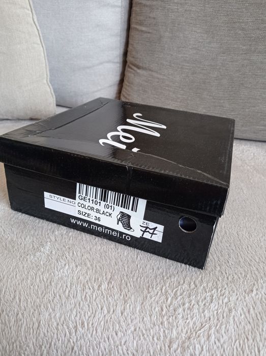 Sandale MeiMei dama cu toc de ocazie 36