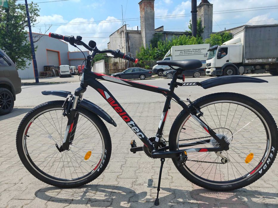 PA Алуминиев велосипед 27.5" PRO черен/червен
