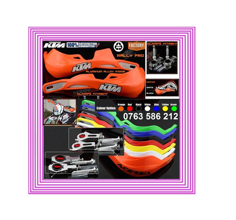 Aparatori Maini Enduro Cross Protectie Ghidon Manete Handguard Atv NOU