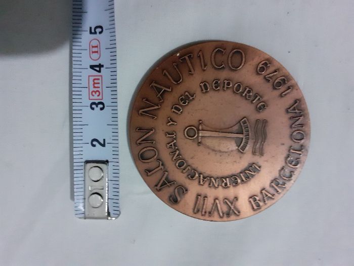 medalie de bronz salonul nautic Barcelona Spania 1979