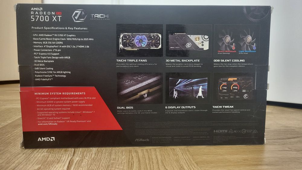 Видеокарта AsRock Taichi 5700xt