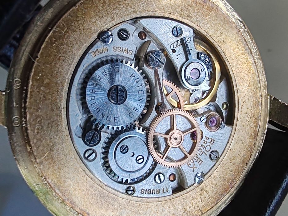 Ceas Rolex Precision Aur 18k, 36 mm Anii'50