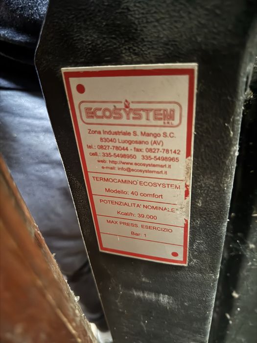 Termosemineu hibrid pe lemne / peleți – Ecosystem 40 Comfort