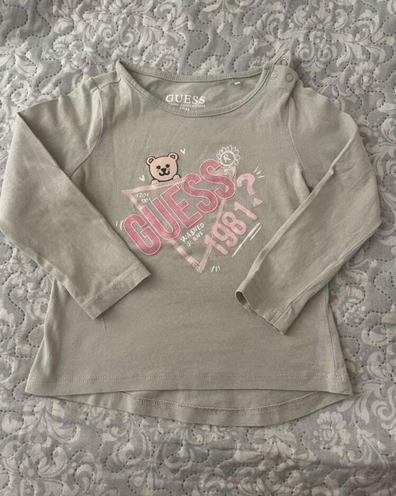 Guess детска блузка с дълъг ръкав