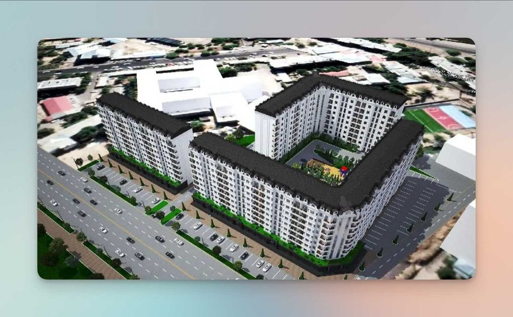 ЖК Gulobod, 9+10 этаж мансардная квартира 117,97 м²