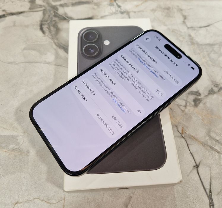 iPhone 16 128GB. Black // 100% Bateria