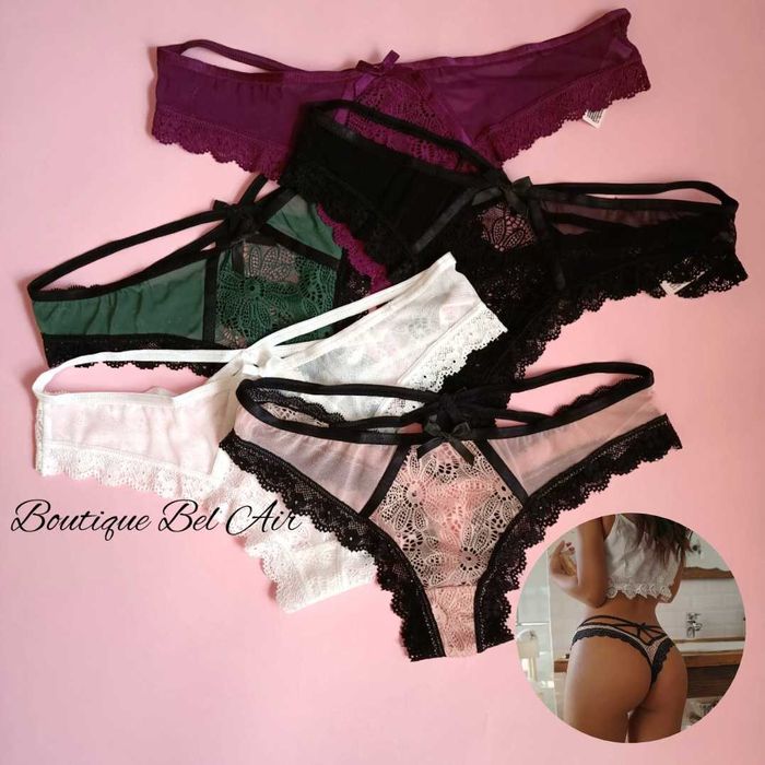 Дантелено дамско бельо, дантелени прашки