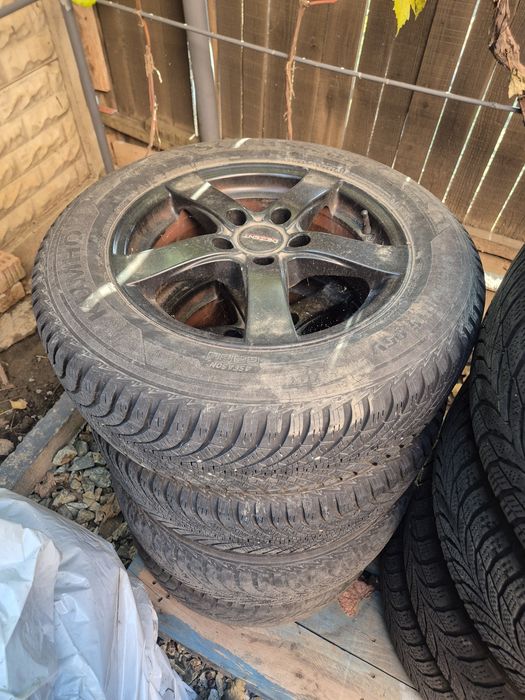 Roți iarnă 5x112 195/65/R15 Vw/audi/skoda/seat