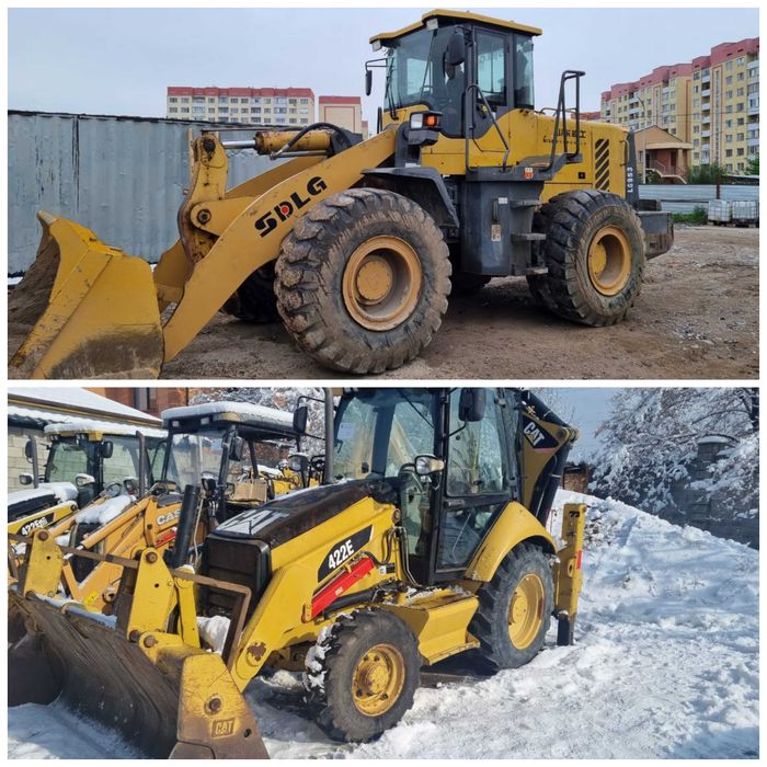 Аренда эксковатора и погрузчика