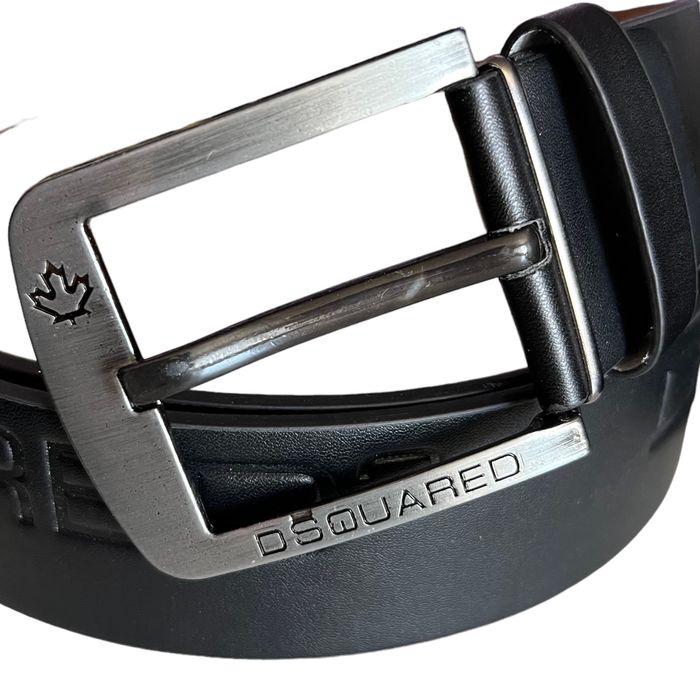 мъжки колан dsq2 кожен с метална катарама спортно елегантен