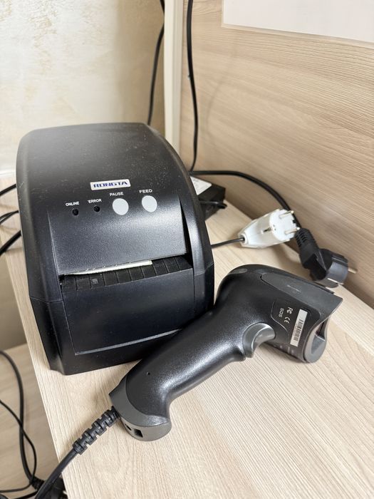 Сканер и принтер штрих кодов