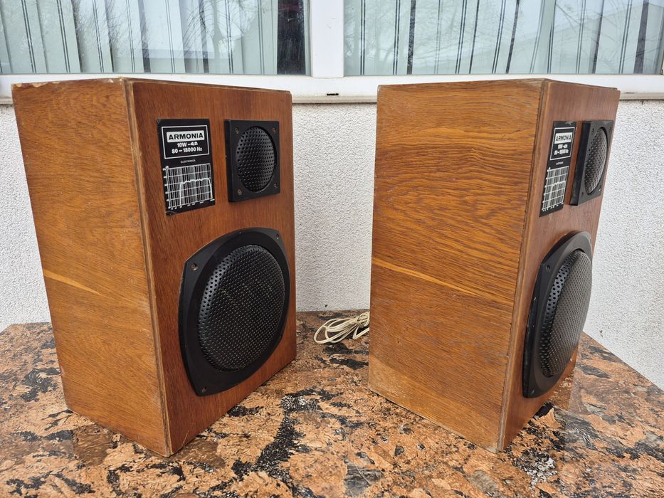 Vând set Boxe Electronica marca Armonia,model 10w,Fabricate in România