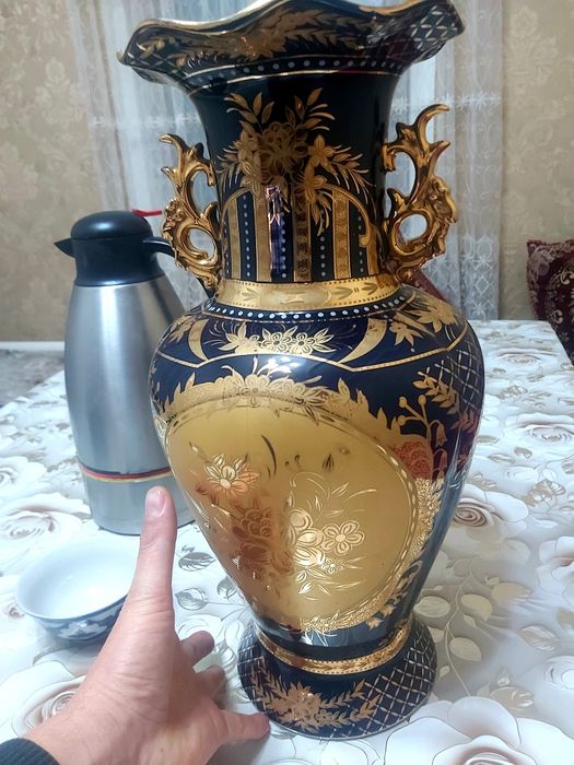 Ваза с позолотой япония