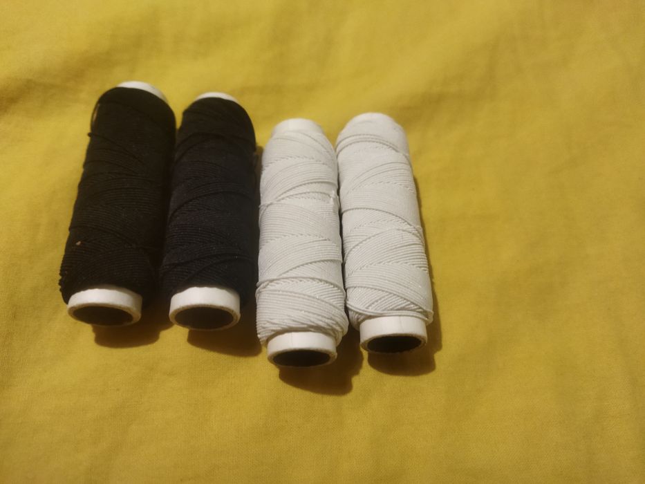 Конци за шевна машина,шиене - бели, черни, цветни, ластични