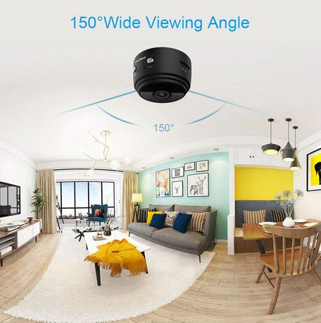 Mini Camera WiFi de Supraveghere, 1080p Full HD Prindere Magnetica