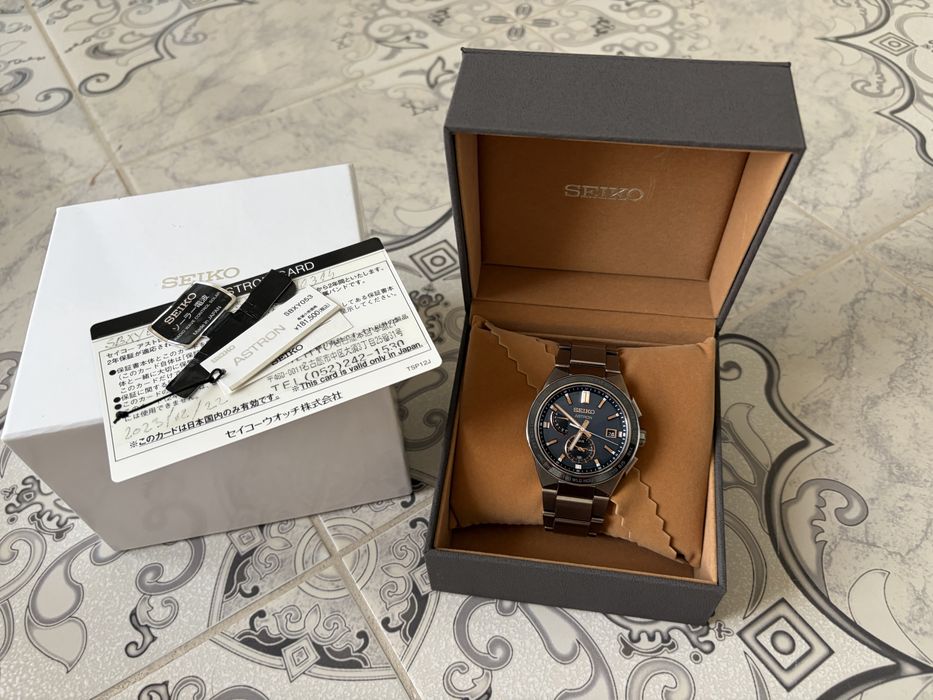 Seiko Astron NEXTER SBXY053 JDM Titanium 42,7 Radio Wave