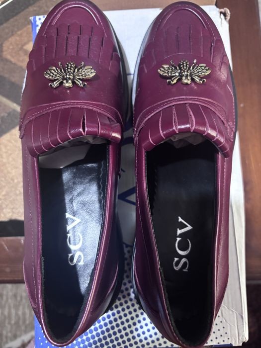 НОВИ-обувки естествена кожа