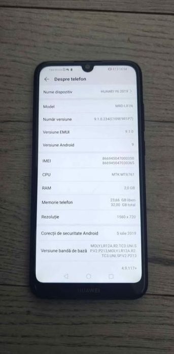 Huawei y6 dual sim impecabil
