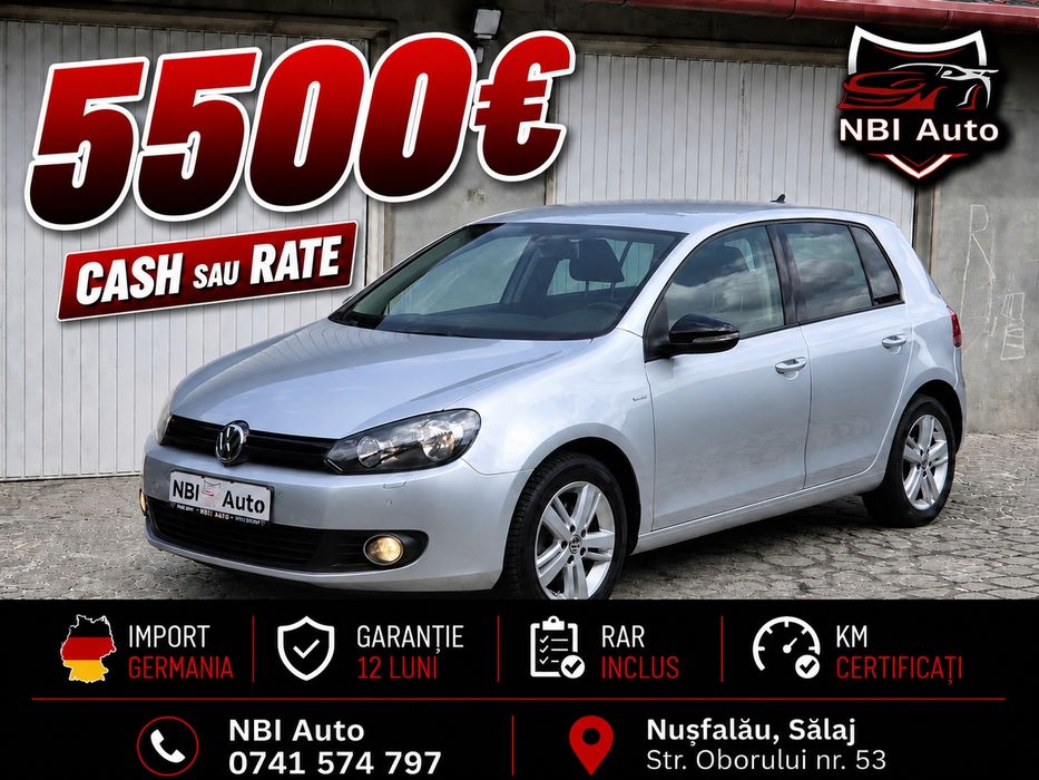 Volkswagen Golf 6 1.4Tsi 122Cp MATCH *GARANTIE*RATE*