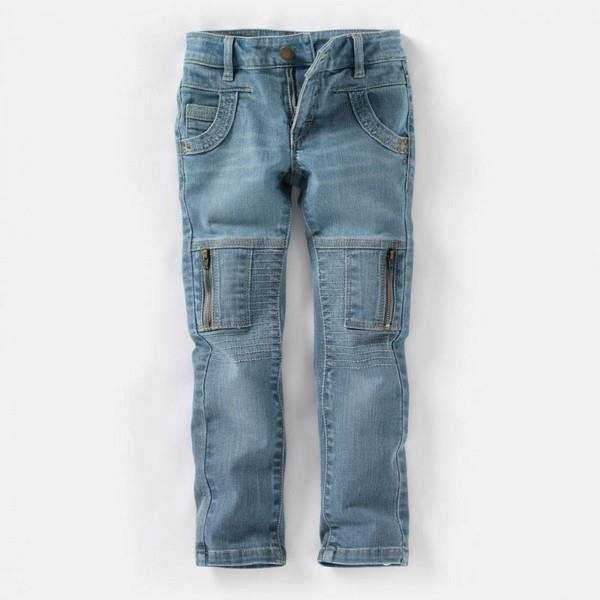 Нови слим дънки за МОМИЧЕ KIHAWO за ръст 138 см.