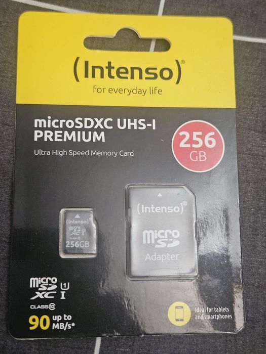 Card intenso microsdxc uhs-l premium 265gb nou