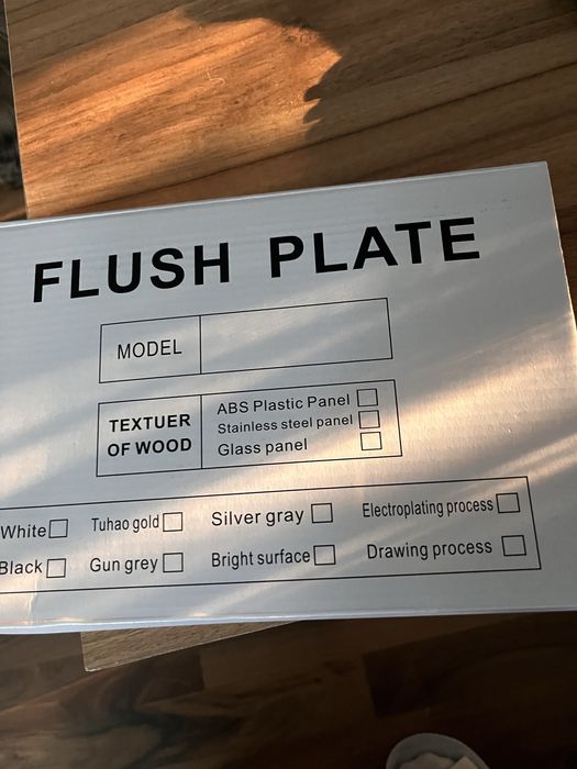 Clapeta wc incastrat