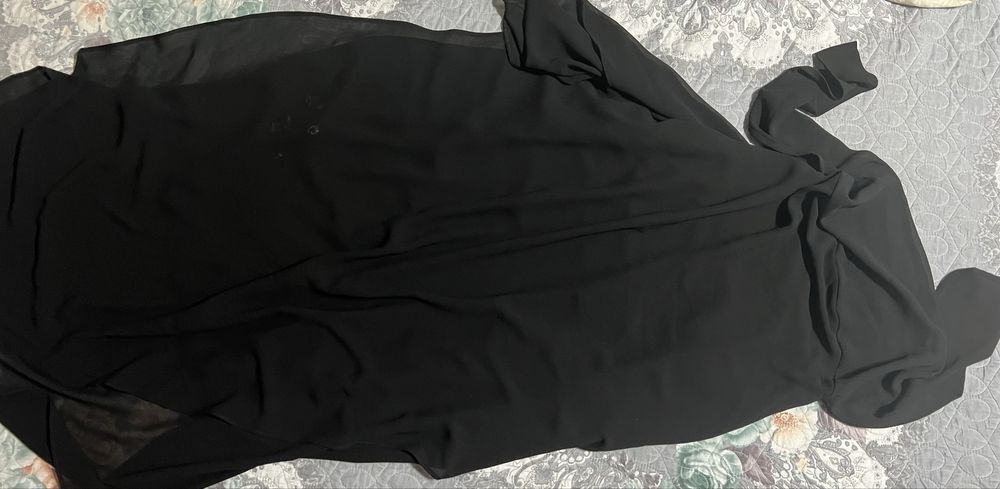 Химара, хиджаб, большой длинный платок(черный)