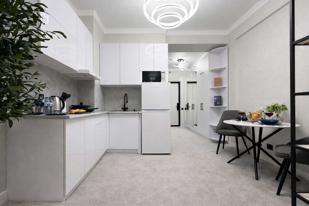 Современная студия с панорамным видом на Ташкент посуточно