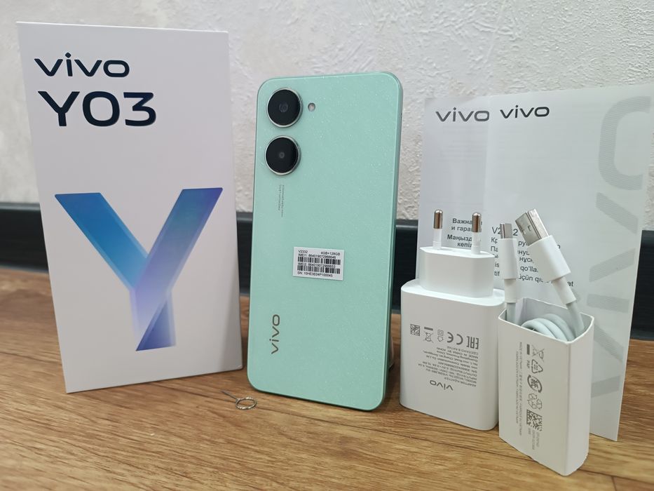 VIVO Y03 / 128ГБ в отличном состояний.