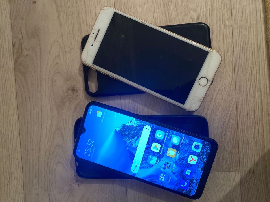 iPhone 7+ и Redmi 9A