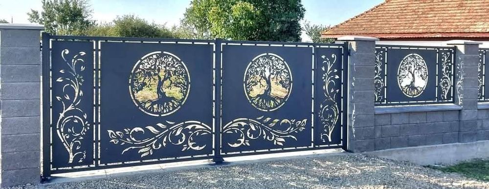 Garduri din șapcă metalica sau gravare laser