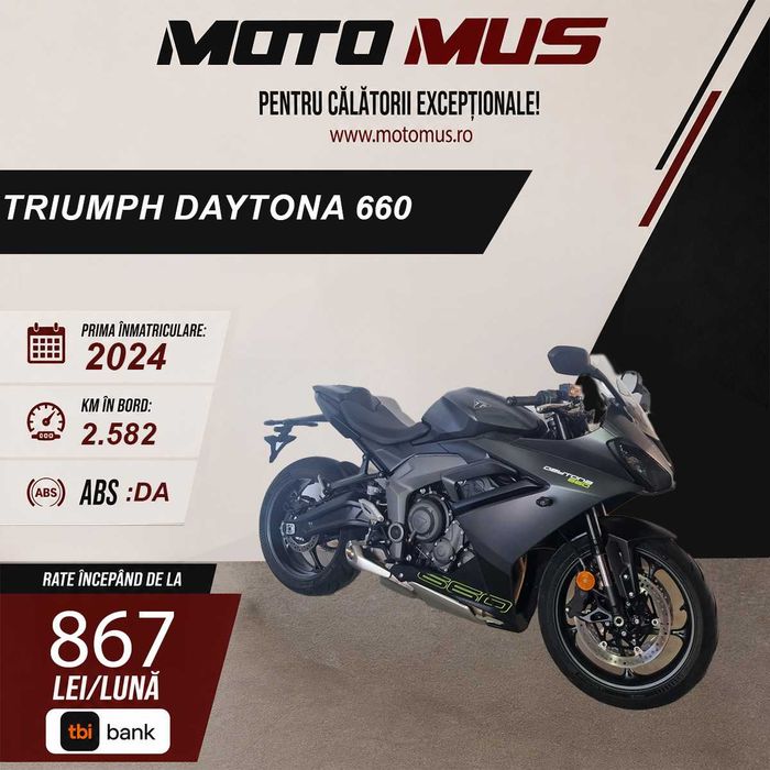 Motocicleta Triumph Daytona 660 ABS | TU7795 | motomus.ro