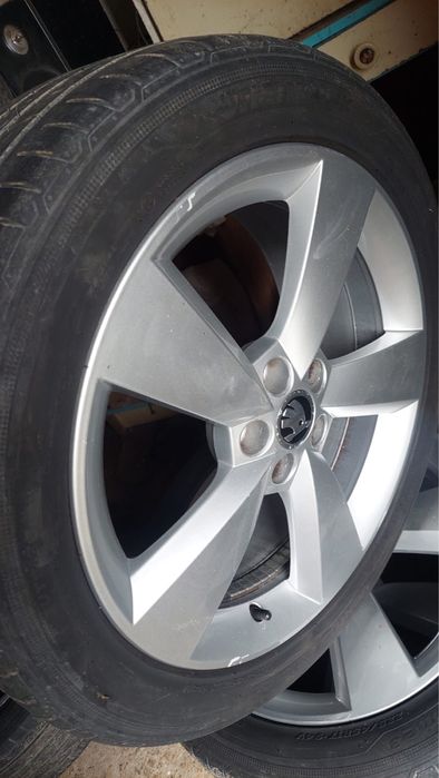 Jante (roti complete) 5x100 R17 Skoda, VW, Audi, Seat, anvelope vara
