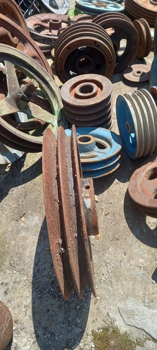 fulie diametru 350 mm 2 canale curea 22 mm